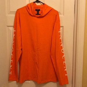 Men’s long sleeve hooded shirt